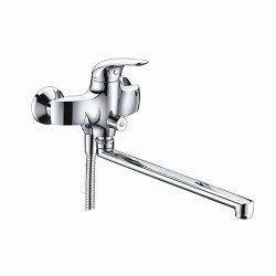 Смеситель для ванны Wasserkraft Rossel 2800 2802L с лейкой, хром