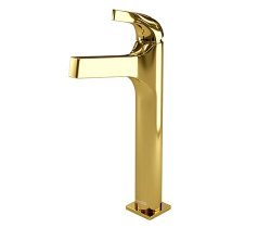 Смеситель для раковины Wasserkraft Sauer 7103H, золото глянцевое