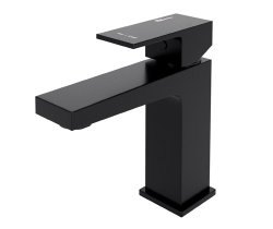 Смеситель для раковины Wasserkraft Abens 2003, черный матовый