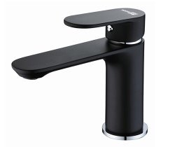 Смеситель для раковины Wasserkraft Elbe 7403, черный матовый