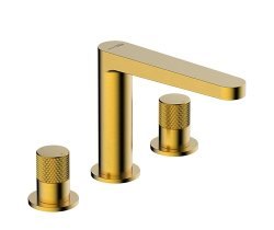 Встраиваемый смеситель для раковины Wasserkraft Schunter 8235, золото матовое