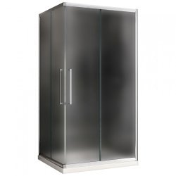 Душевой уголок Abber Schwarzer Diamant AG02129MH 120x90 раздвижной, профиль хром