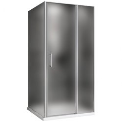 Душевой уголок Abber Sonnenstrand AG04100MS-S85M 100x85 распашной, профиль хром