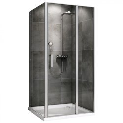 Душевой уголок Abber Sonnenstrand AG04110S-S90 110x90 распашной, профиль хром