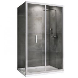 Душевой уголок Abber Sonnenstrand AG07090-S85 90x85 складной, профиль хром