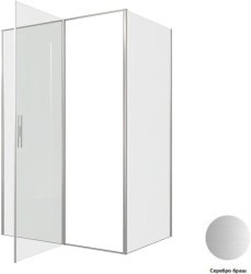 Душевой уголок Allen Brau Priority 3.31035.BA+3.31044.BA 140x90, профиль серебро