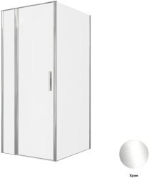 Душевой уголок Allen Brau Priority 3.31025.00+3.31046.00 90x100, профиль хром