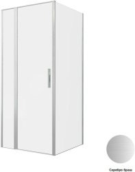 Душевой уголок Allen Brau Priority 3.31026.BA+3.31044.BA 90x90, профиль серебро