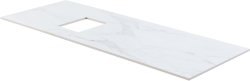 Столешница Allen Brau Infinity 1.21015.M 120x46 из керамогранита, l мрамор