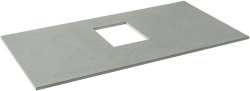 Столешница Allen Brau Infinity 1.21011.G 85x46 из керамогранита, графит