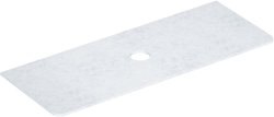 Столешница Allen Brau Paris 1.36016.AL 120x46 из искусственного камня, альба