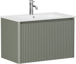 Тумба под раковину Allen Brau Gravity 1.370017.CGM 80x45 олива матовая