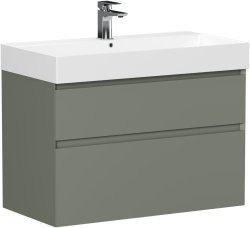 Тумба под раковину Allen Brau Infinity 1.210026.CGM 85x43 олива матовая