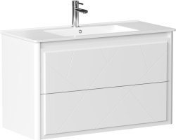Тумба под раковину Allen Brau Paris 1.360002.WM 100x46 белый матовый