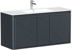 Тумба под раковину Allen Brau Paris 1.360004.AM 120x46 антрацит матовый