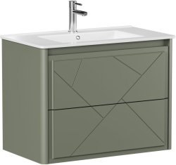 Тумба под раковину Allen Brau Paris 1.360001.CGM 80x46 олива матовая