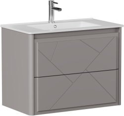 Тумба под раковину Allen Brau Paris 1.360001.PGM 80x46 платина матовый