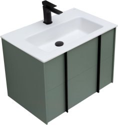 Тумба под раковину Allen Brau Reality 1.32004.CGM 70x46 олива матовая