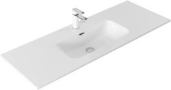 Раковина Allen Brau Glority 1.35010.20 121x46, белая глянцевая