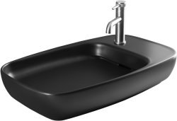 Накладная раковина Allen Brau Liberty 4.32012.31 70x42, черная матовая