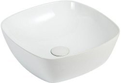Накладная раковина Allen Brau Priority 00262043 40x40, белая глянцевая