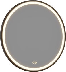 Зеркало с подсветкой Allen Brau Gravity 70 1.37001.BL 70x70, черный