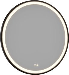 Зеркало с подсветкой Allen Brau Gravity 80 1.37002.BL 80x80, черный