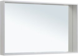 Зеркало с подсветкой Allen Brau Reality 120 1.32021.02 120x75, серебро брашированное
