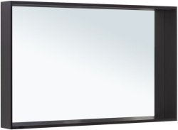 Зеркало с подсветкой Allen Brau Reality 120 1.32021.BB 120x75, черный брашированный