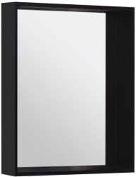 Зеркало с подсветкой Allen Brau Reality 60 1.32016.BB 60x75, черный брашированный