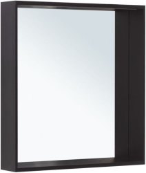 Зеркало с подсветкой Allen Brau Reality 70 1.32017.BB 70x75, черный брашированный