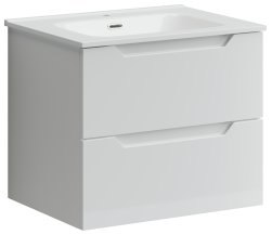 Тумба под раковину Sancos Norma 2.0 NR2.060W 60x45 подвесная, белый глянец