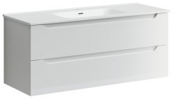 Тумба под раковину Sancos Norma 2.0 NR2.0120-1W 120x45 подвесная, белый глянец