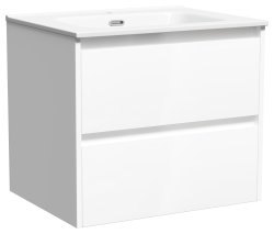 Тумба под раковину Sancos Libra LB60W 60x45 подвесная, белый глянец