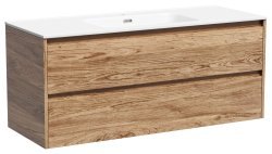 Тумба под раковину Sancos Libra LB120-1ECH 120x45 подвесная, дуб чарльстон