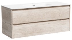 Тумба под раковину Sancos Libra LB120-1EG 120x45 подвесная, дуб галифакс натуральный
