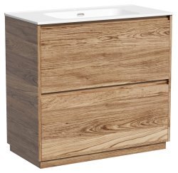 Тумба под раковину Sancos Libra Floor LB90FECH 90x45 напольная, дуб чарльстон