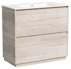 Тумба под раковину Sancos Libra Floor LB90FEG 90x45 напольная, дуб галифакс натуральный