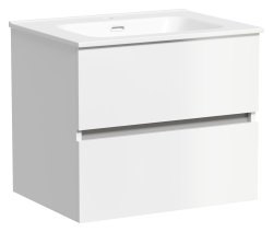 Тумба под раковину Sancos Urban UR60W 60x45 подвесная, белый глянец