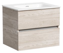 Тумба под раковину Sancos Urban UR60EG 60x45 подвесная, дуб галифакс натуральный