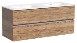 Тумба под раковину Sancos Urban UR120-2ECH 120x45 подвесная, дуб чарльстон