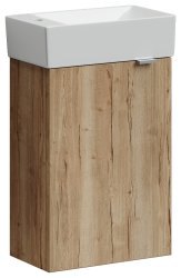 Тумба под раковину Sancos Mini MN35EGL 35.5x20.5 дуб галифакс натуральный
