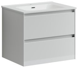 Тумба под раковину Sancos Cento CN60W 60x45 подвесная, белый глянец