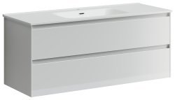 Тумба под раковину Sancos Cento CN120-1W 120x45 подвесная, белый глянец