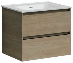 Тумба под раковину Sancos Cento CN60KE 60x45 подвесная, doha soft
