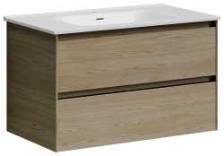 Тумба под раковину Sancos Cento CN80KE 80x45 подвесная, beige soft