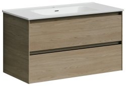 Тумба под раковину Sancos Cento CN90KE 90x45 подвесная, bianco