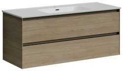 Тумба под раковину Sancos Cento CN120-1KE 120x45 подвесная, beige soft