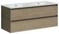 Тумба под раковину Sancos Cento CN120-2KE 120x45 подвесная, bianco