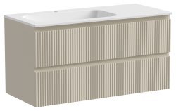 Тумба под раковину Sancos SNOB R SNR100LCE 99.5x44.5 бежевый матовый